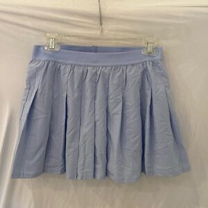 Cotton On Pleated Skirt medium periwinkle light blue